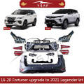 16-20 FORTUNER Atualize para 2021 Kit de Corpo Legenda